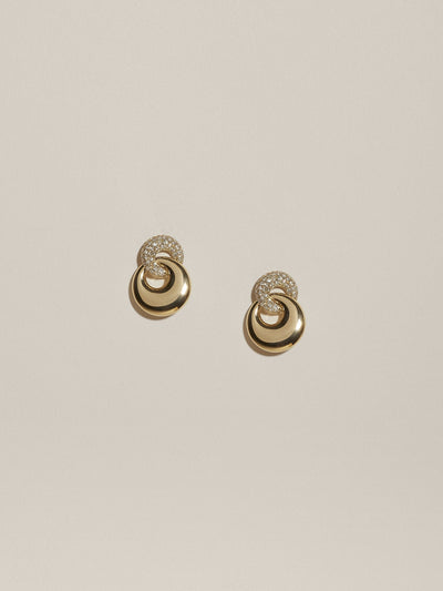 Duet Earrings (Pavé Diamond)